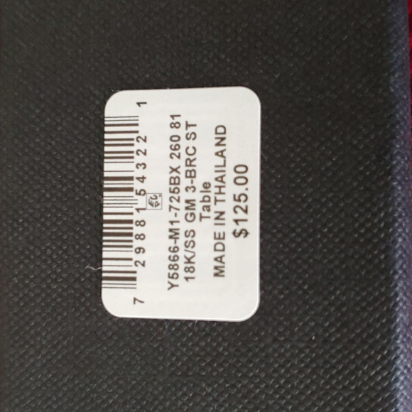 Set of 3 18k gold over silver bracelets w/beads - Picture 3 of 3